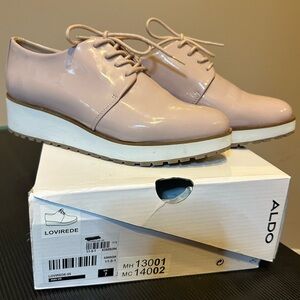 Aldo Women's Blush Pink Platform Loafers